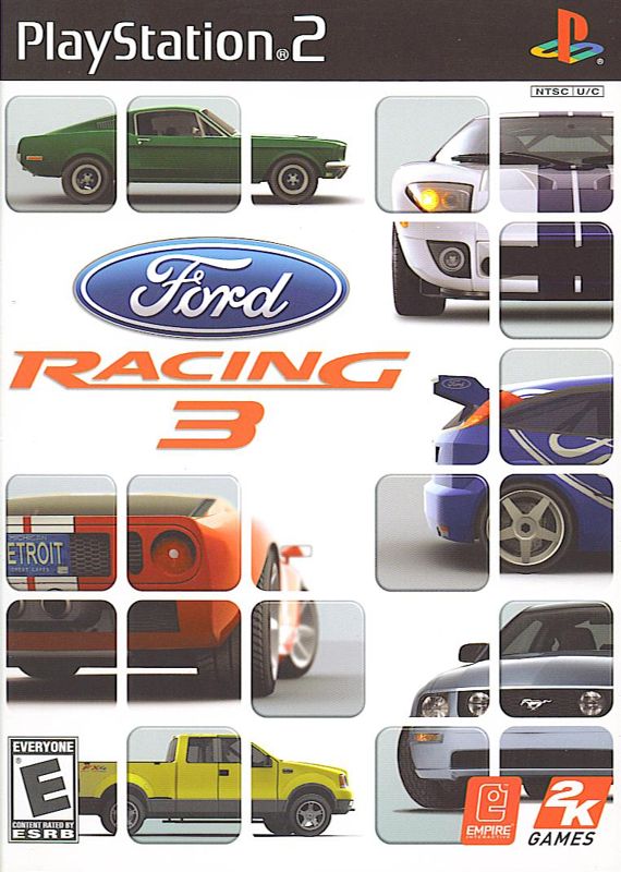 Ford Racing 3 box art for Playstation 2